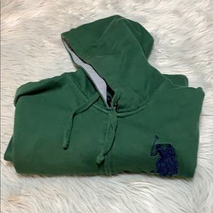 US POLO ZIP UP HOODIE